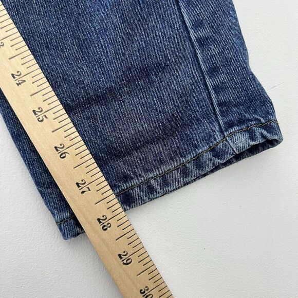 We the Free Mom Jeans Womens 27 Blue Denim High Waist Tapered Leg Medium Wash - Picture 8 of 8